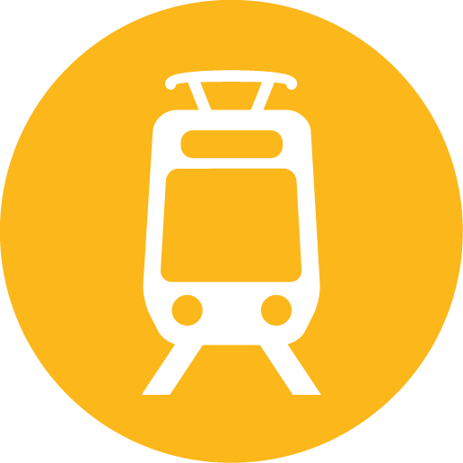 Logo with link light rail