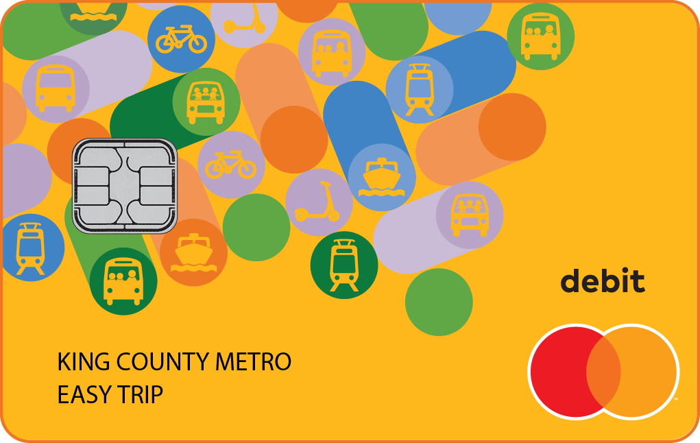 Front of King County Metro Flex Debit card